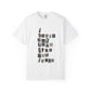 Billie Eilish Inspired Dyed T-shirt – Mixed Message Collage Edition Printify