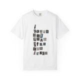 Billie Eilish Inspired Dyed T-shirt – Mixed Message Collage Edition Printify