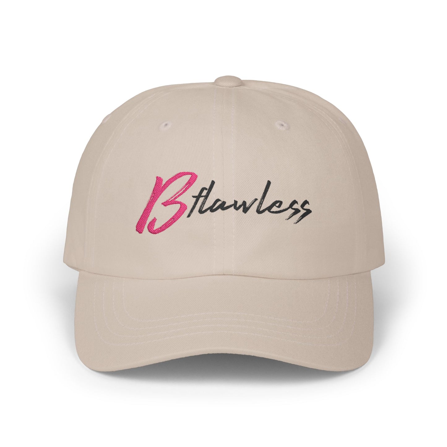 Bold Script “Be Flawless” Classic Dad Cap - snazzymerch