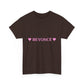 Pink Heart Bold Letter Unisex Heavy Cotton Tee - snazzymerch