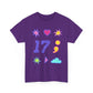 Symbols of 17 Aesthetic Unisex Heavy Cotton Tee - snazzymerch