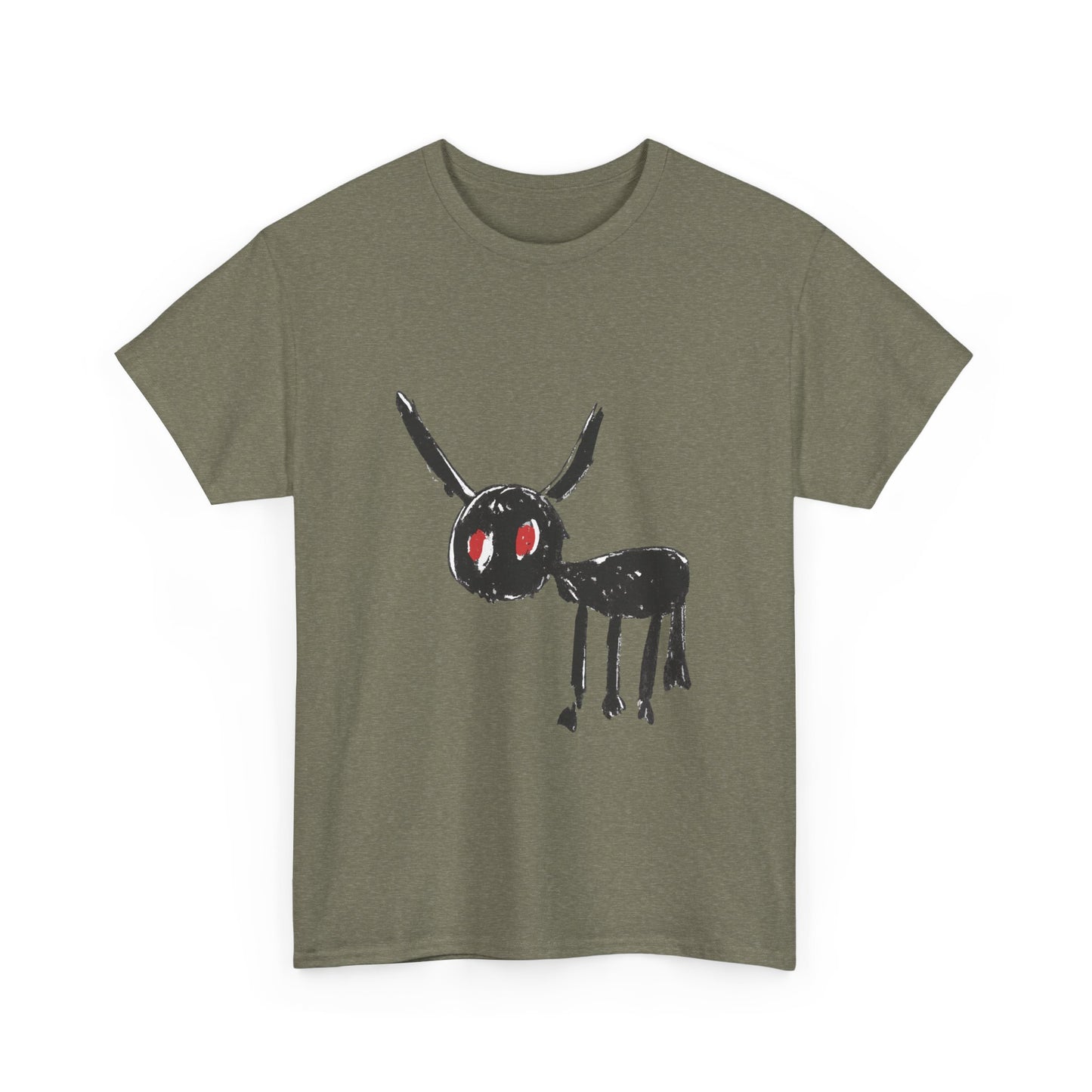 Demon Sketch Heavy Cotton Tee Printify