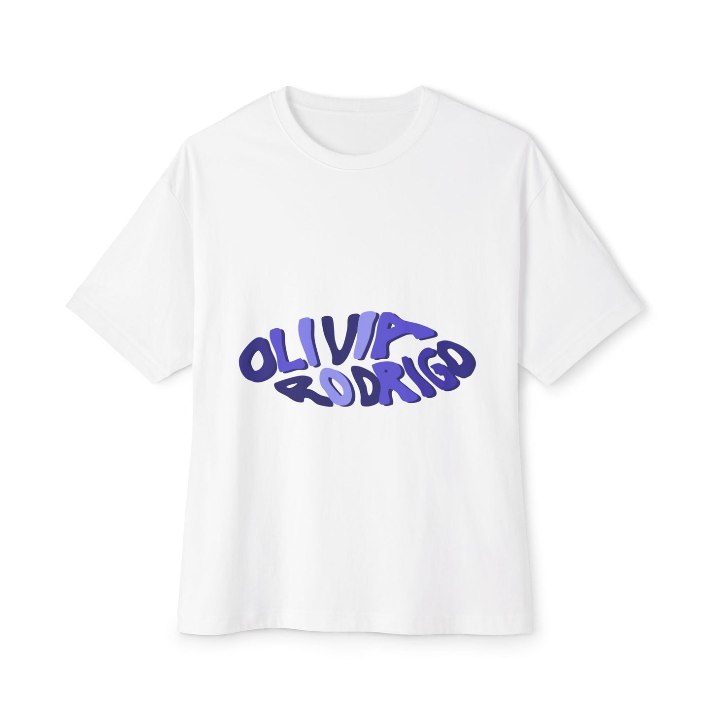 Olivia Rodrigo Wavy Text-Oversized Tee Printify