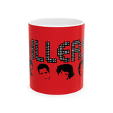 Diamond Dot Retro Ceramic Mug, (11oz, 15oz) - snazzymerch