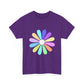 Rainbow Bloom Positivity Unisex Heavy Cotton Tee - snazzymerch