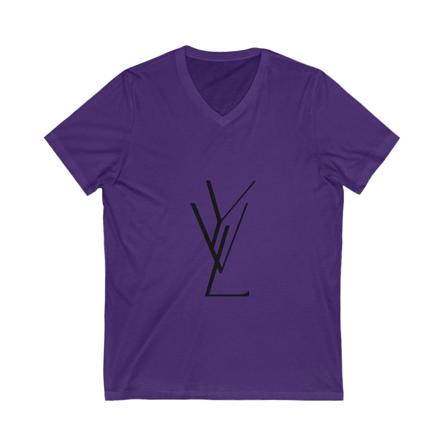 Opium Minimal Unisex Jersey Short Sleeve V-Neck Tee - snazzymerch