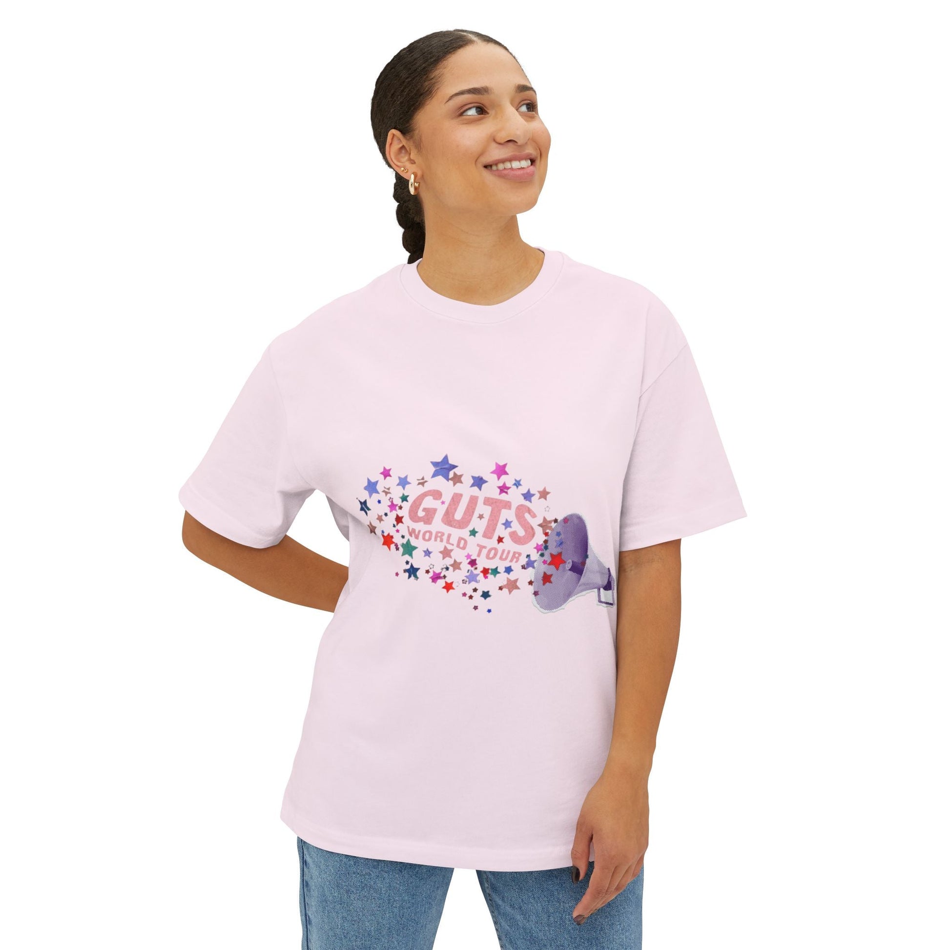 Guts World Tour Megaphone-Oversized Tee Printify