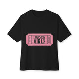 Lovesick Girls Ticket – Oversized Boxy Tee Printify
