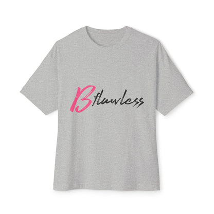 Bold Script “Be Flawless” Unisex Oversized Boxy Tee - snazzymerch