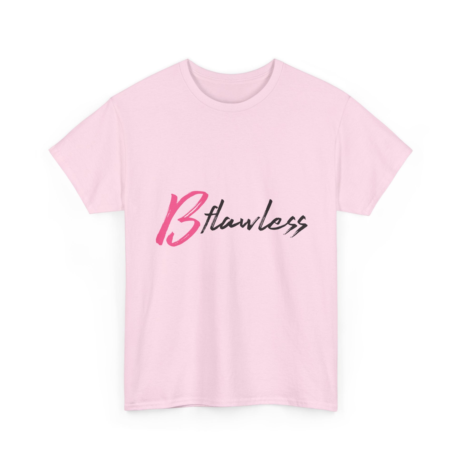 Bold Script “Be Flawless” Unisex Heavy Cotton Tee - snazzymerch