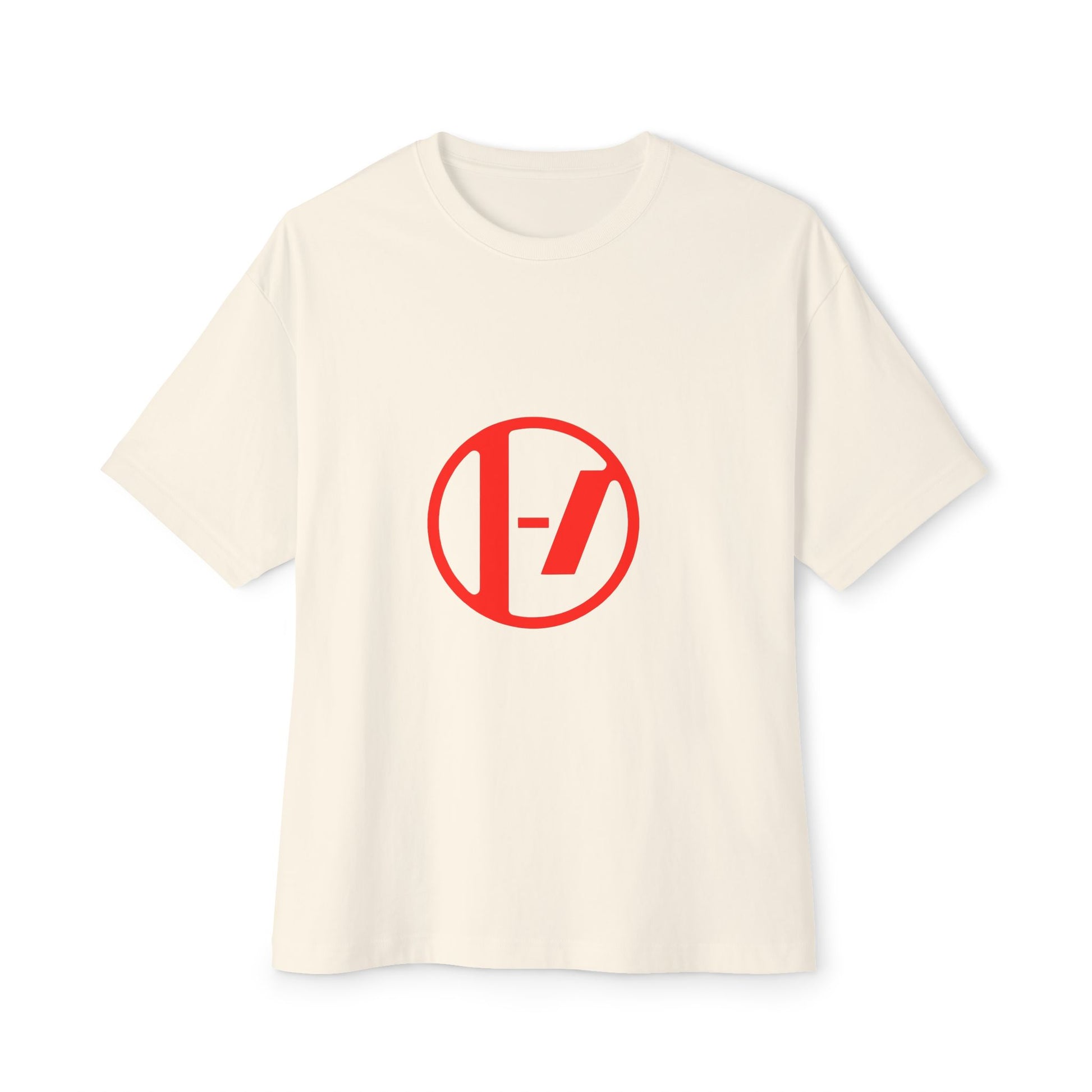Crimson Orbit Unisex Oversized Boxy Tee - snazzymerch