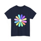 Rainbow Bloom Positivity Unisex Heavy Cotton Tee - snazzymerch