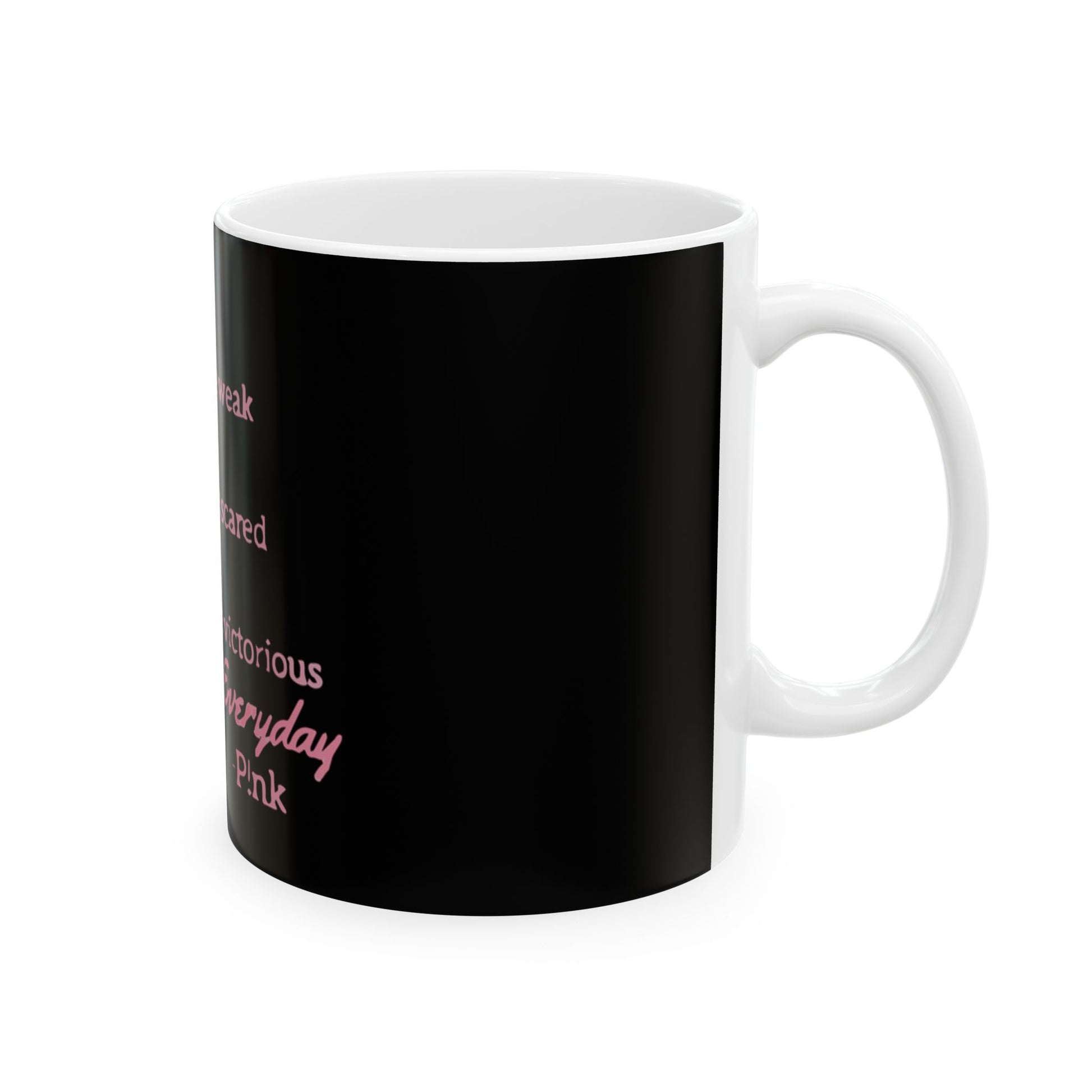 Beautiful Script Ceramic Mug, (11oz, 15oz) - snazzymerch