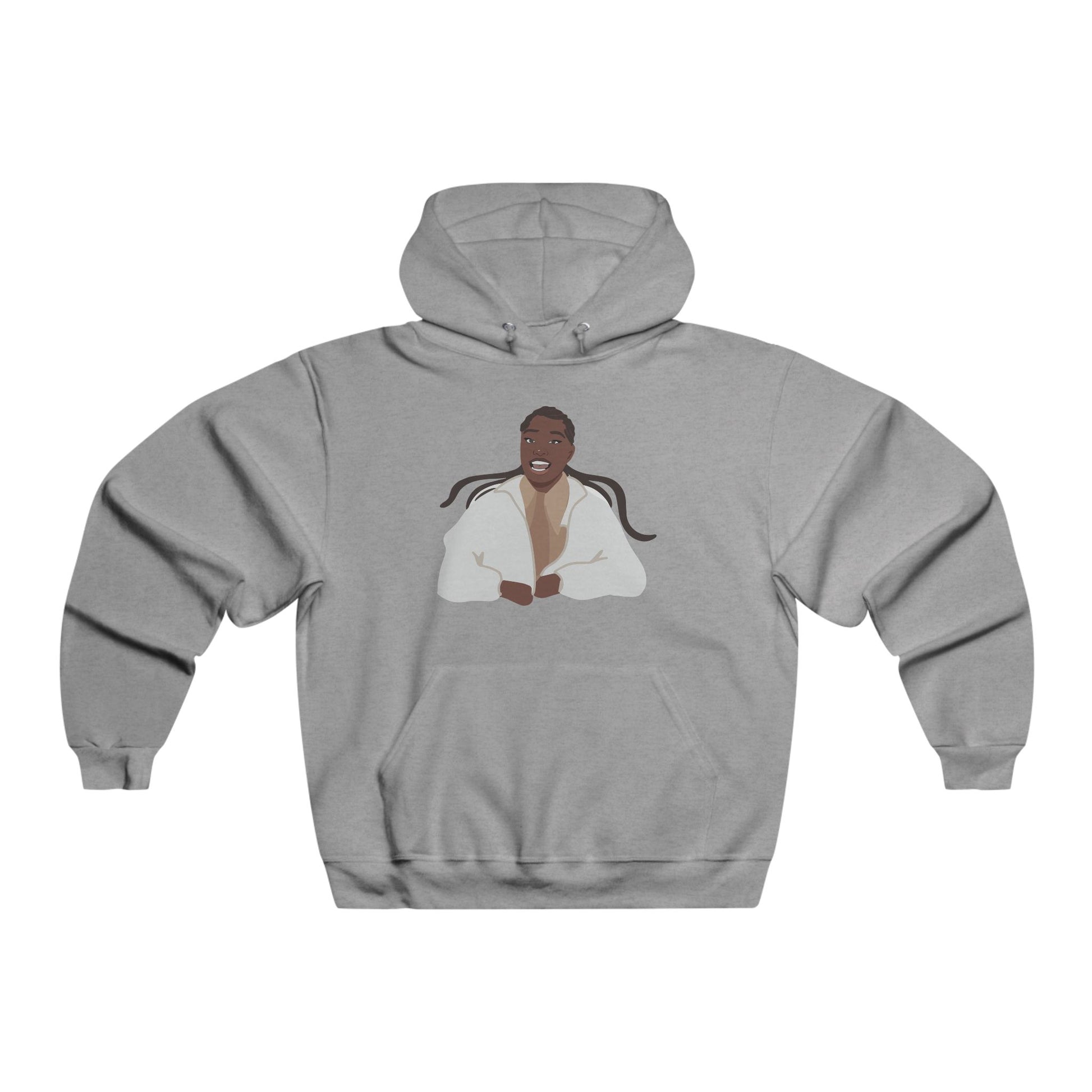 Vector Portrait Men's NUBLEND® Hooded Sweatshirt - snazzymerch