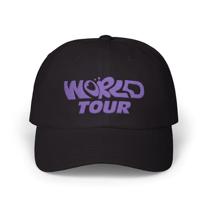 World Tour Bubble Letter Classic Dad Cap Printify