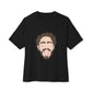 Minimalist Tongue Out Cartoon Face Unisex Oversized Boxy Tee Printify