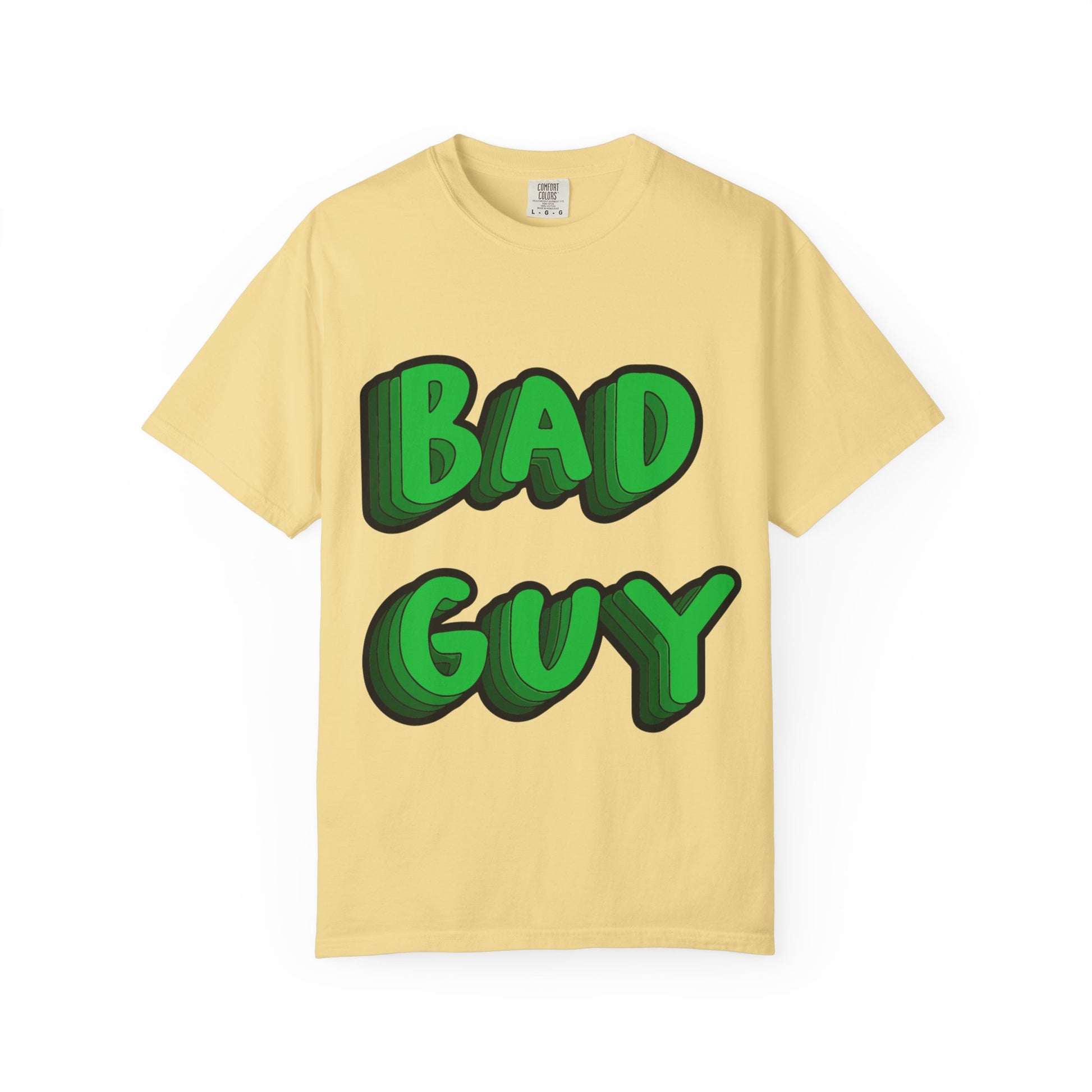 Billie Eilish Inspired Dyed T-shirt – Bold 3D Bad Mood Edition Printify