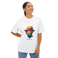 Funk Shadow Portrait Unisex Oversized Boxy Tee Printify