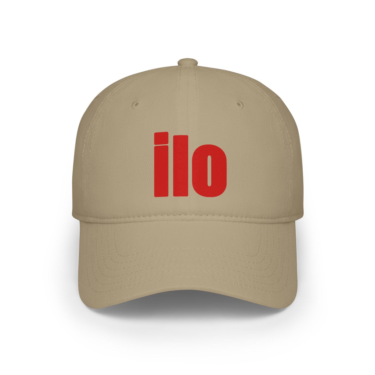 Billie Eilish Inspired Baseball Cap – Bold Red Block Edition Printify