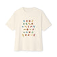 Minimalist Paw Print Oversized Boxy Tee Printify