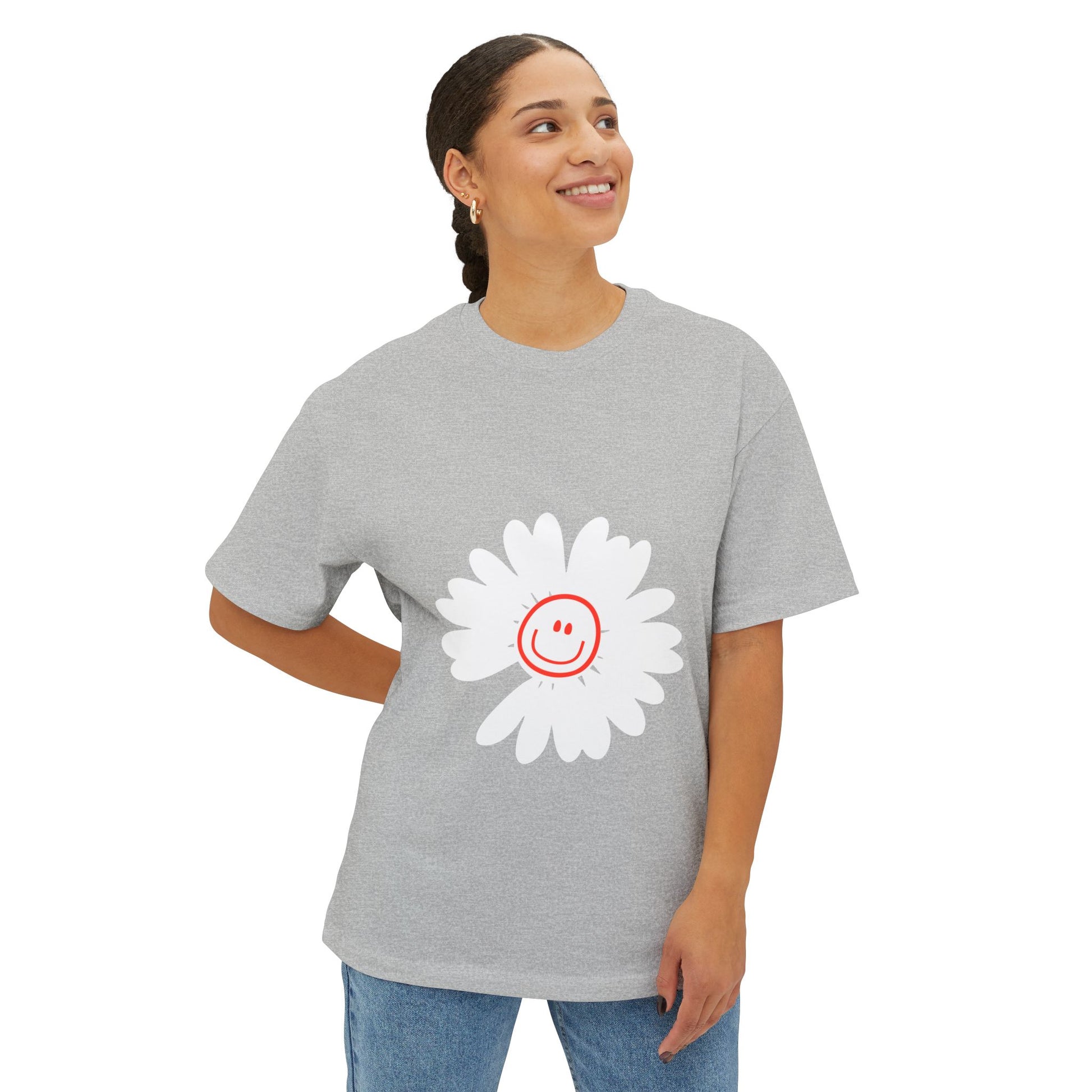 Glowstate Mood Unisex Oversized Boxy Tee - snazzymerch