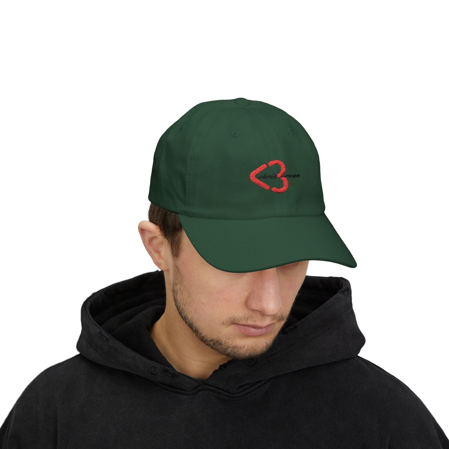 Minimal Heart Icon Classic Dad Cap - snazzymerch