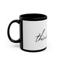 Retro Bold Black Mug (11oz, 15oz) - snazzymerch