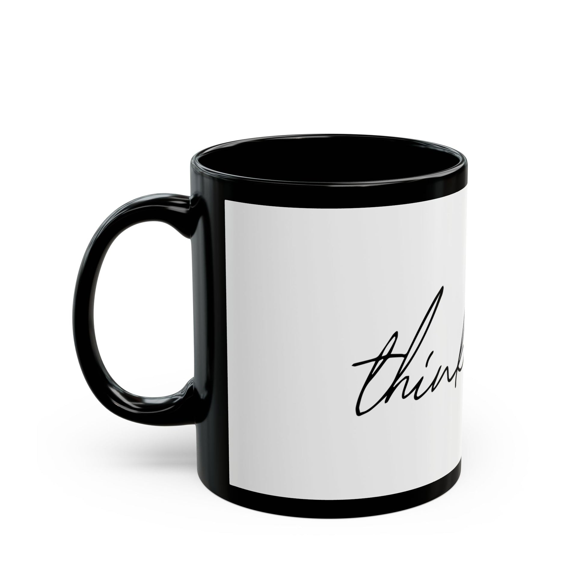 Retro Bold Black Mug (11oz, 15oz) - snazzymerch