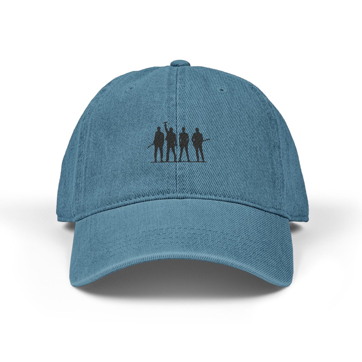 Retro Rock Vibes Denim Hat (Embroidery) - snazzymerch