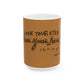 Bold Outline Ceramic Mug, (11oz, 15oz) - snazzymerch