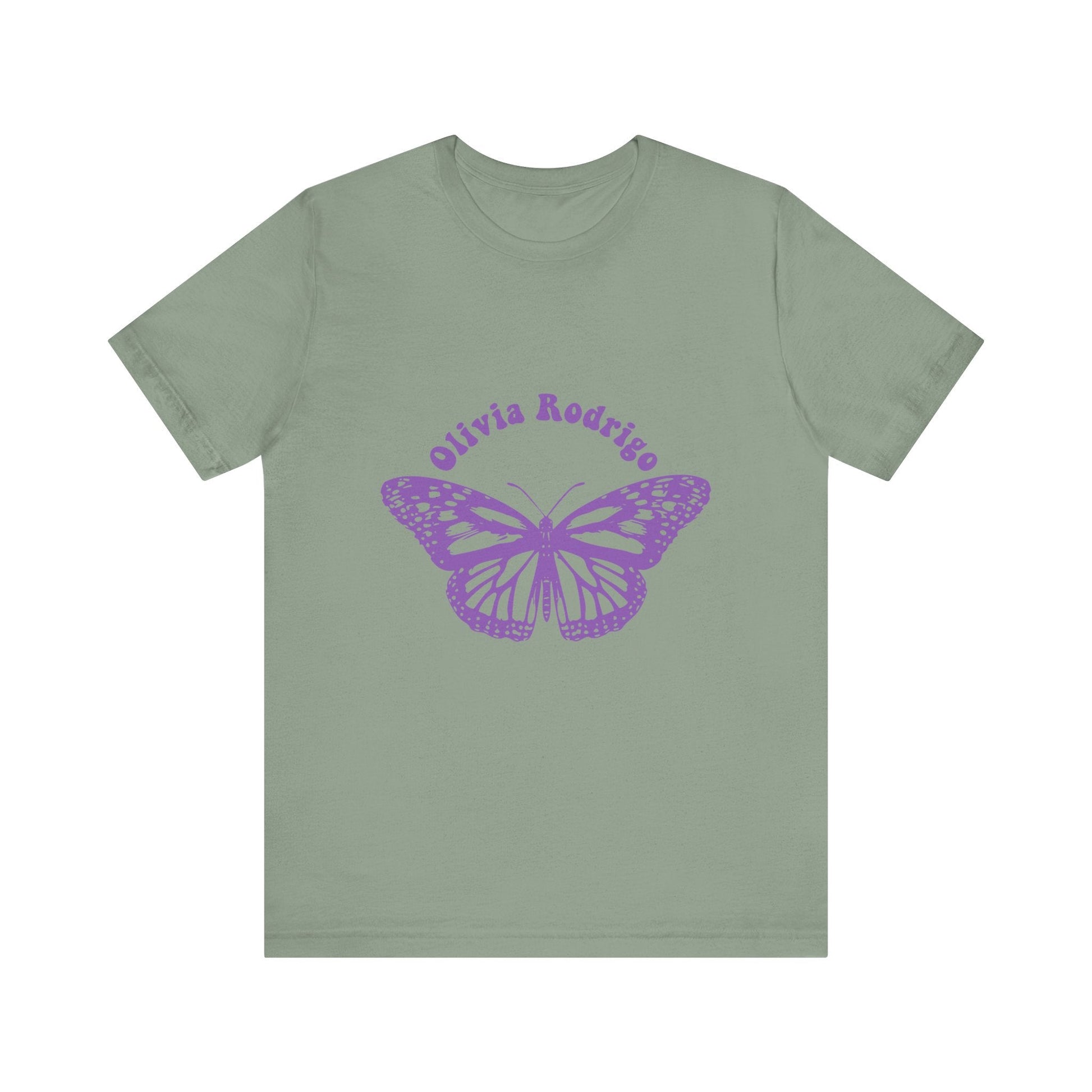 Olivia Rodrigo Unisex Jersey Short Sleeve Tee - With Butterfly Printify