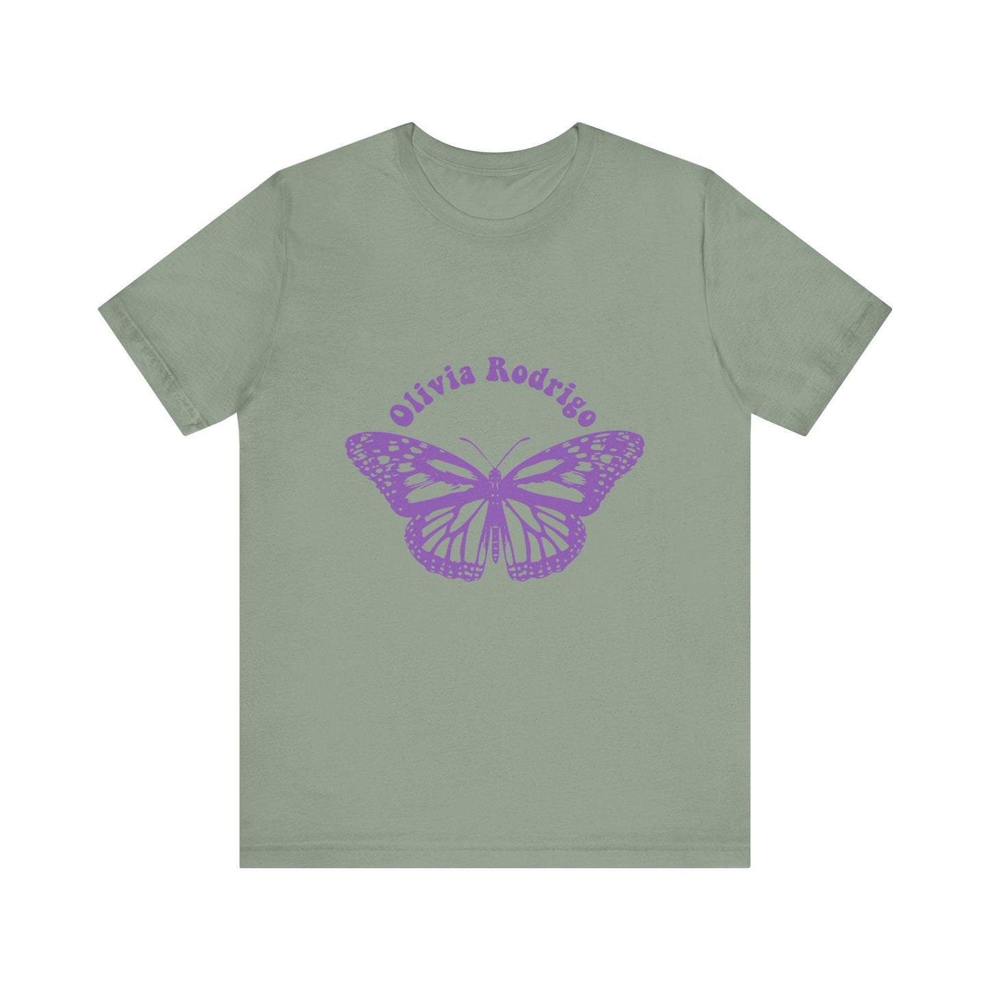 Olivia Rodrigo Unisex Jersey Short Sleeve Tee - With Butterfly Printify