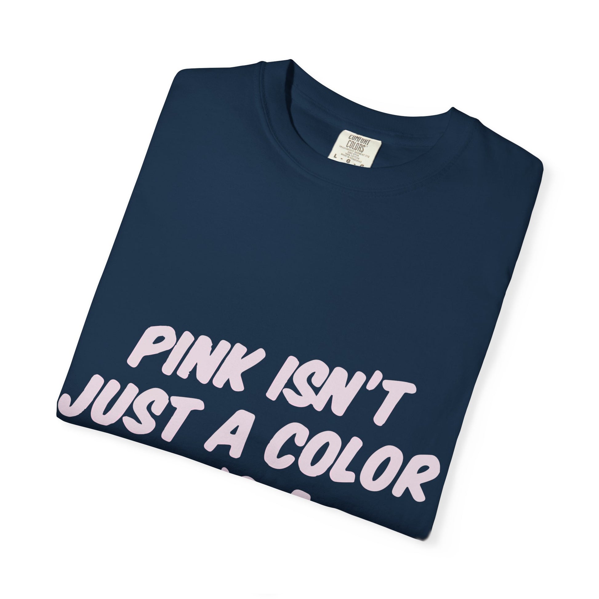Lifestyle in Pink Unisex Garment-Dyed T-shirt - snazzymerch