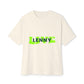 Live Lenny Pop Unisex Oversized Boxy tee Printify