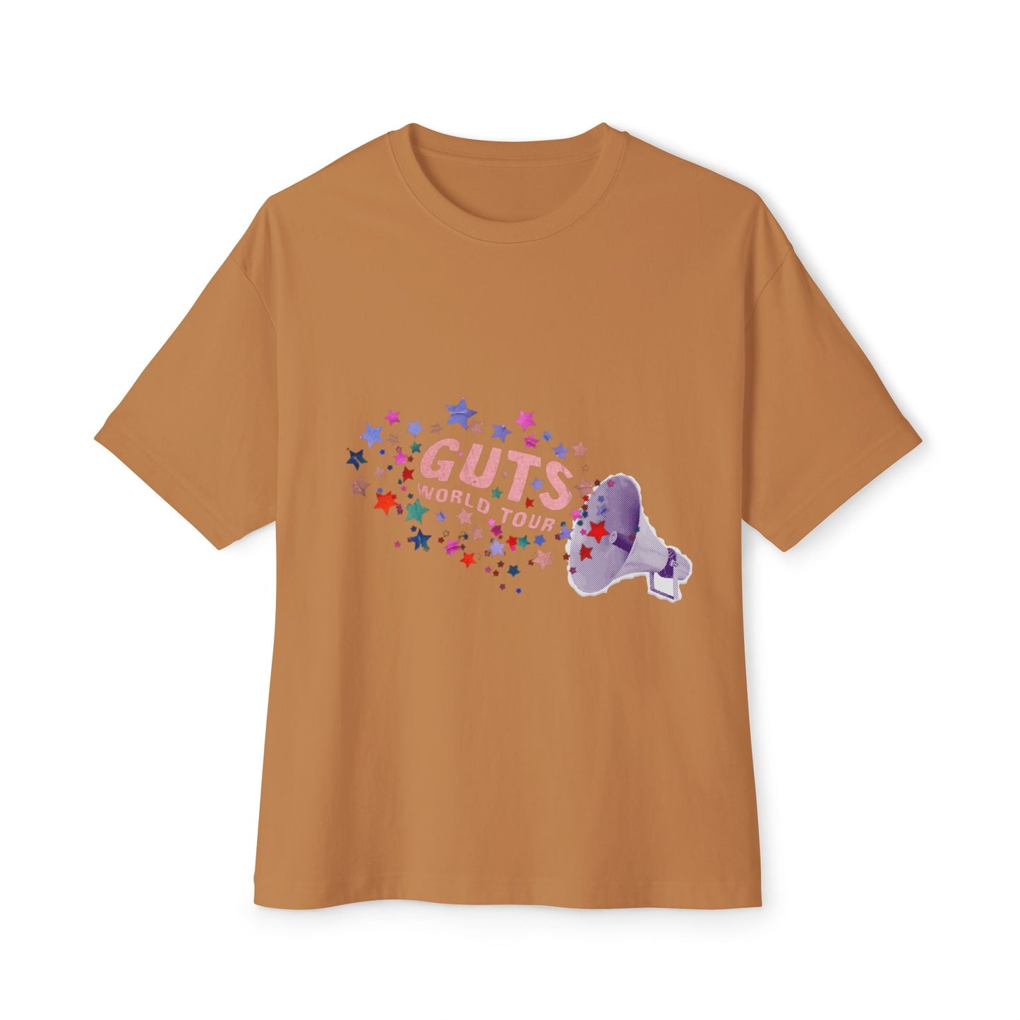 Guts World Tour Megaphone-Oversized Tee Printify