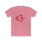 Minimal Heart Symbol Unisex Cotton Tee - snazzymerch