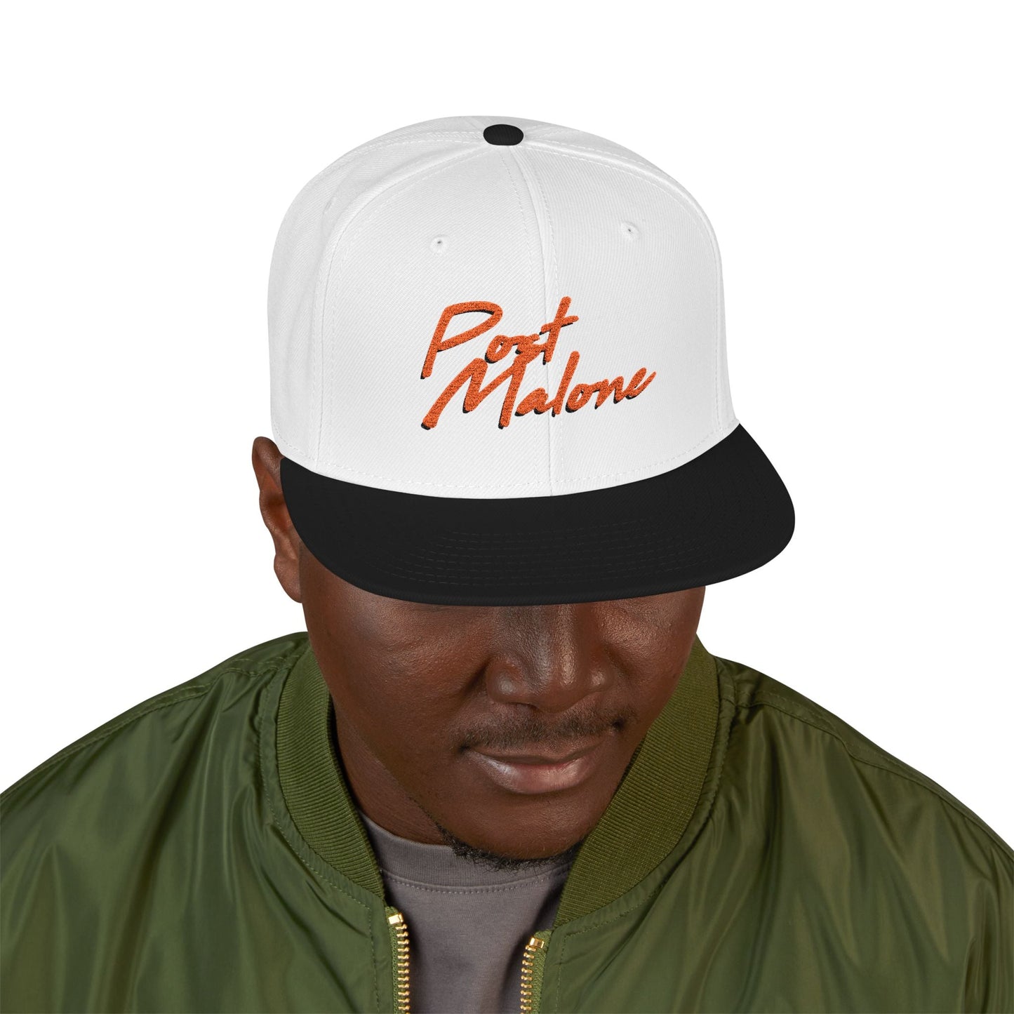 Snapback (Embroidery) – Post Melone Name Design Printify