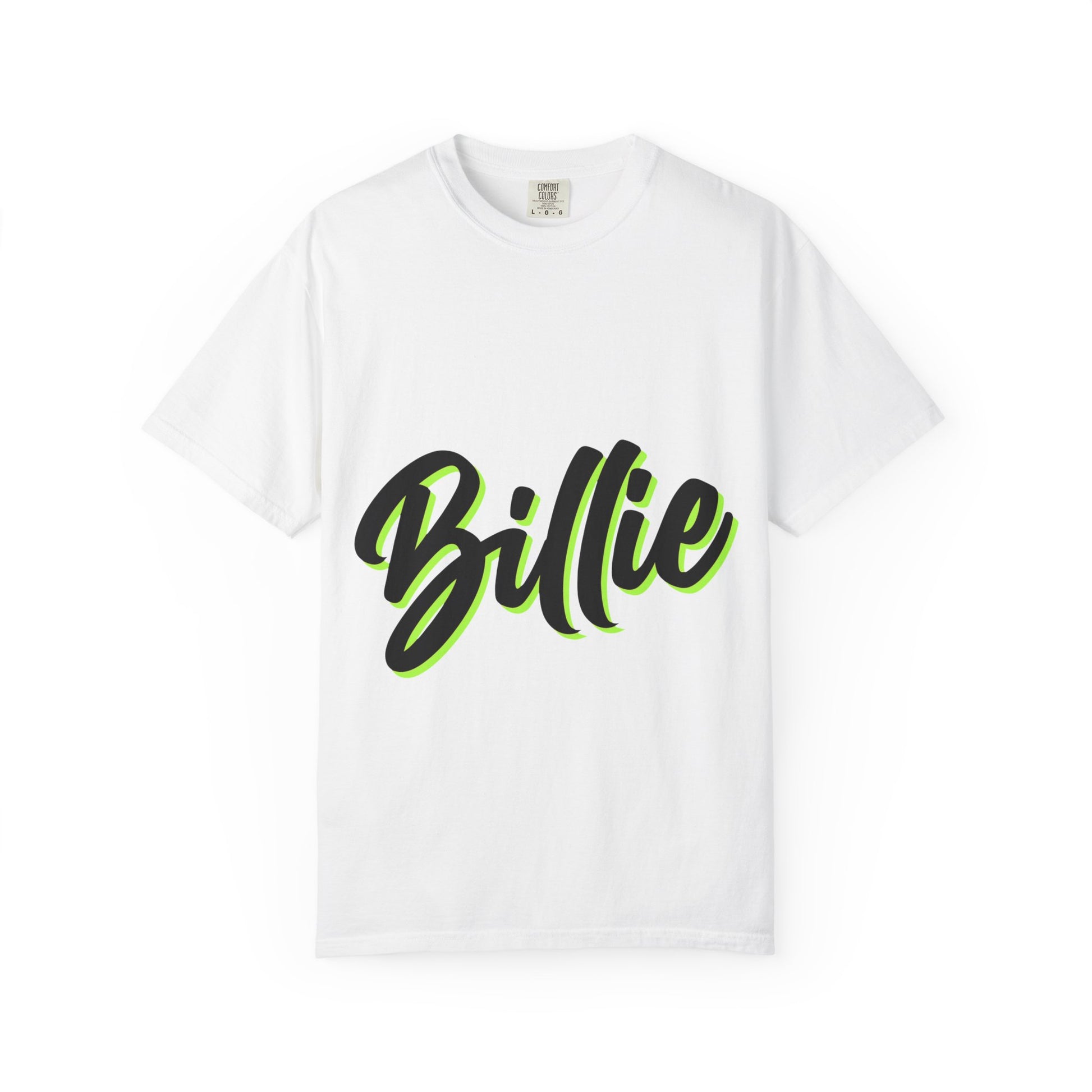 Billie Eilish Inspired Dyed T-shirt – Electric Script Vibes Edition Printify