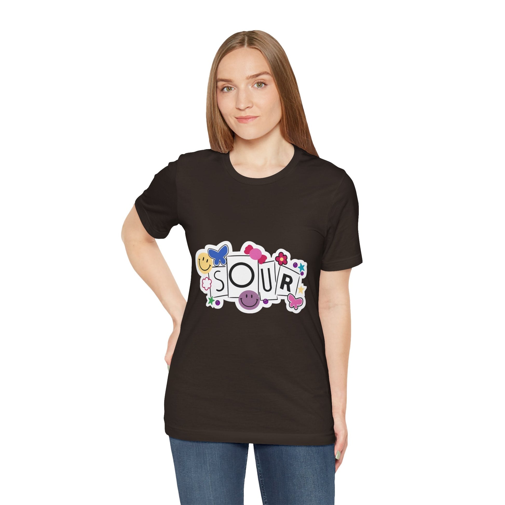 Olivia Rodrigo Unisex Jersey Short Sleeve Tee - Sour Printify