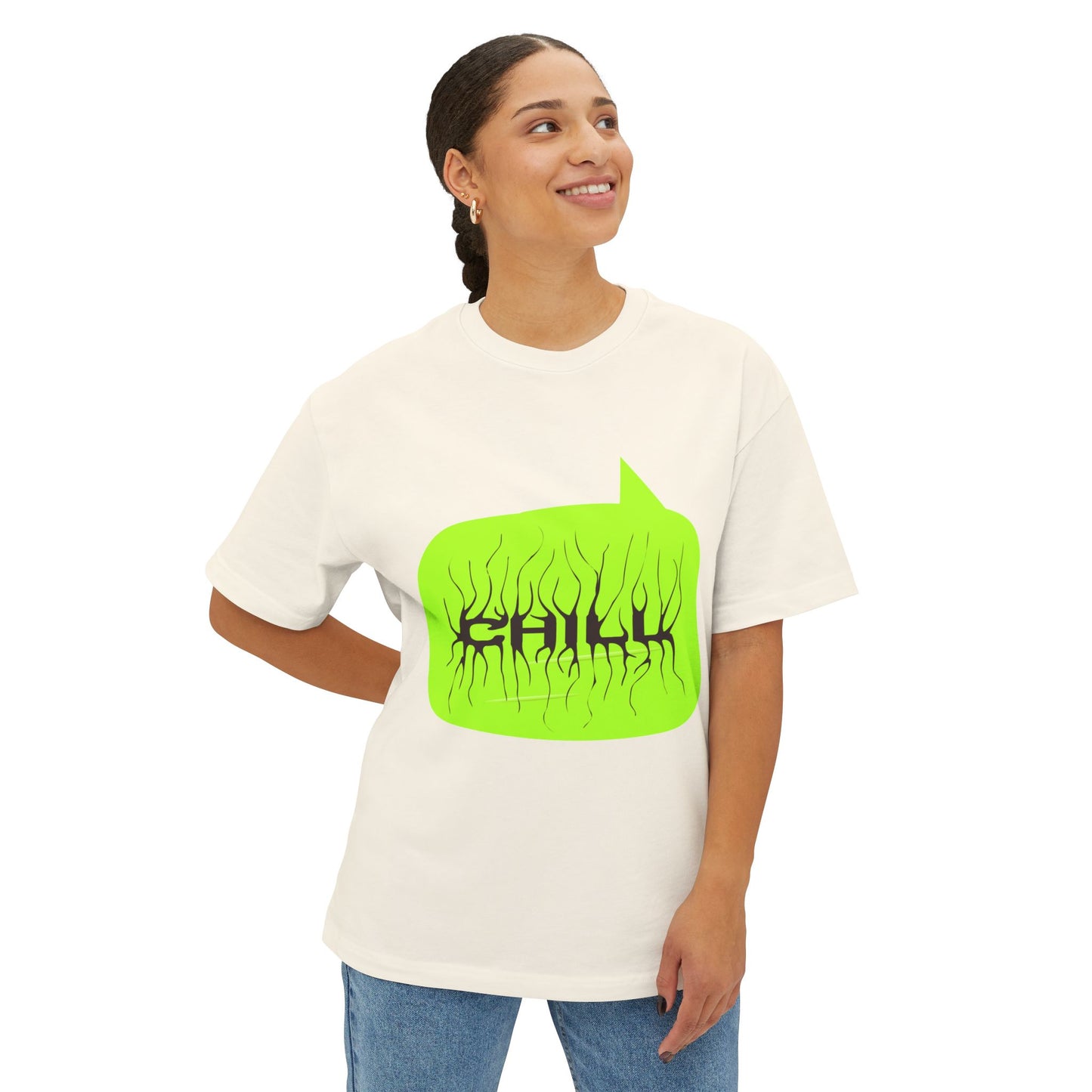 Chill Vibe Roots Unisex Oversized Boxy tee Printify