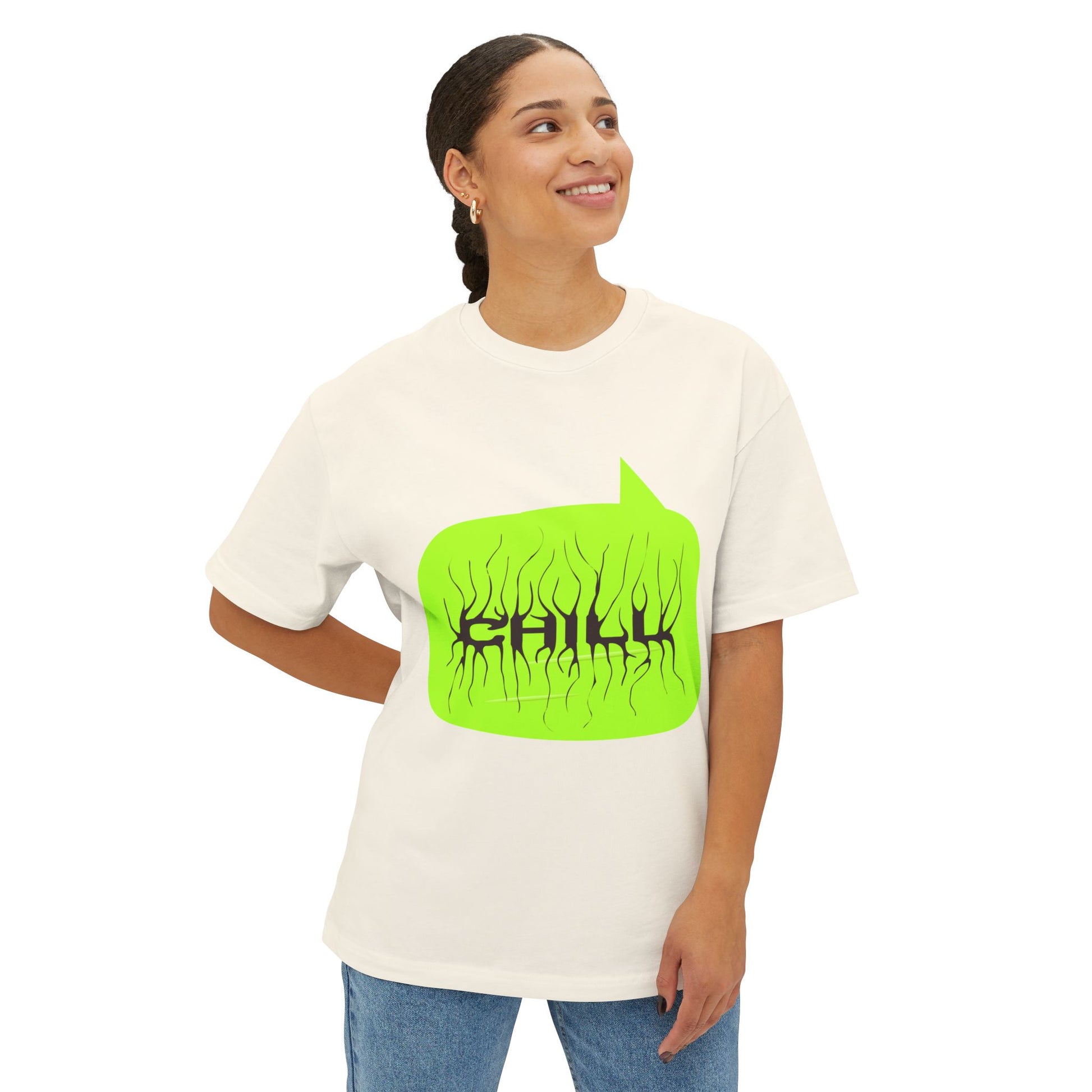 Chill Vibe Roots Unisex Oversized Boxy tee Printify
