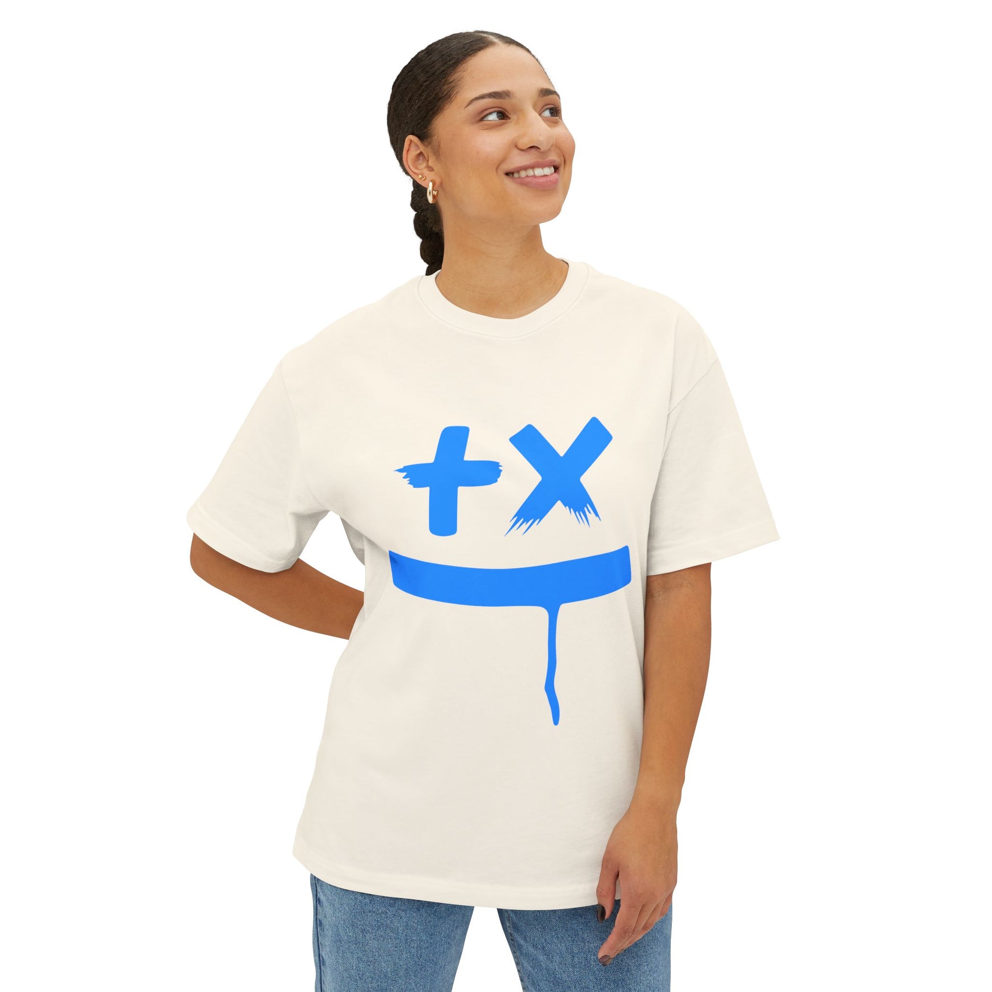 Oversized Boxy Tee | Ed Sheeran Smiley Edition