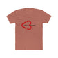 Minimal Heart Symbol Unisex Cotton Tee - snazzymerch