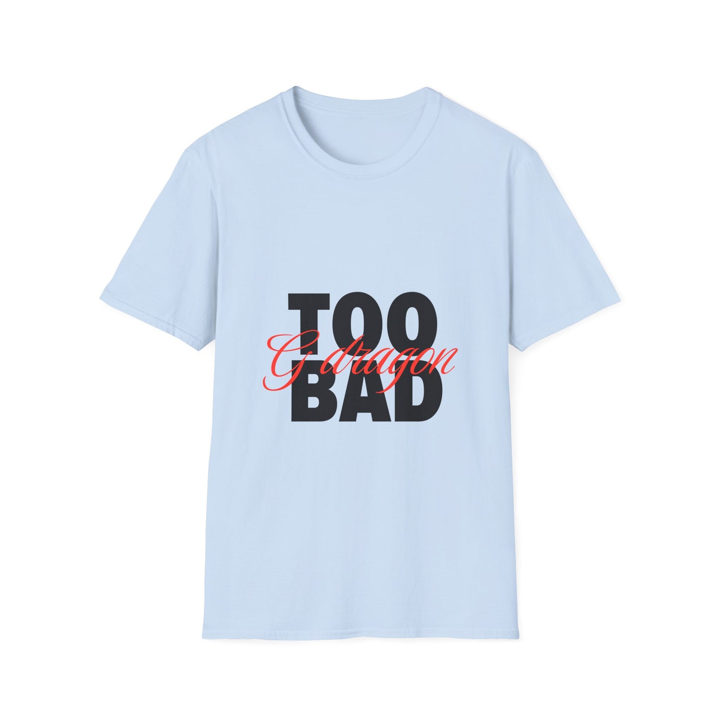 Signature Flame Script Unisex Softstyle Tee - snazzymerch