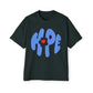 Heart of Hope Retro Men's Heavy Oversized Tee - snazzymerch