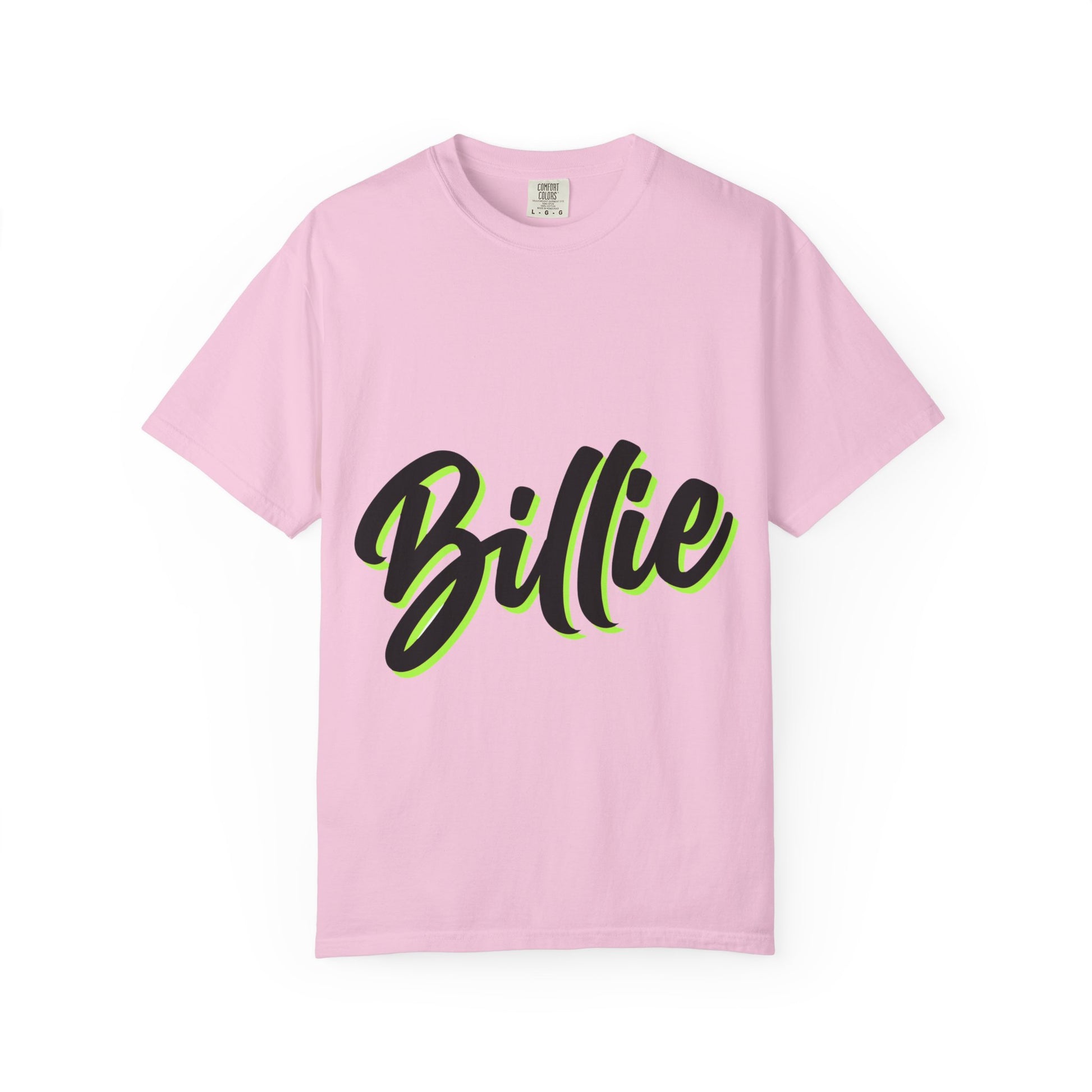 Billie Eilish Inspired Dyed T-shirt – Electric Script Vibes Edition Printify