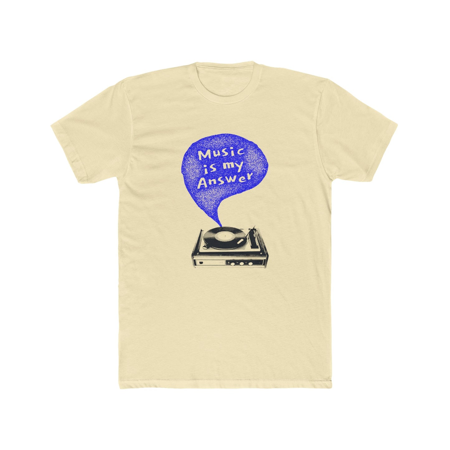 Music Is My Answer Unisex Cotton Tee - snazzymerch