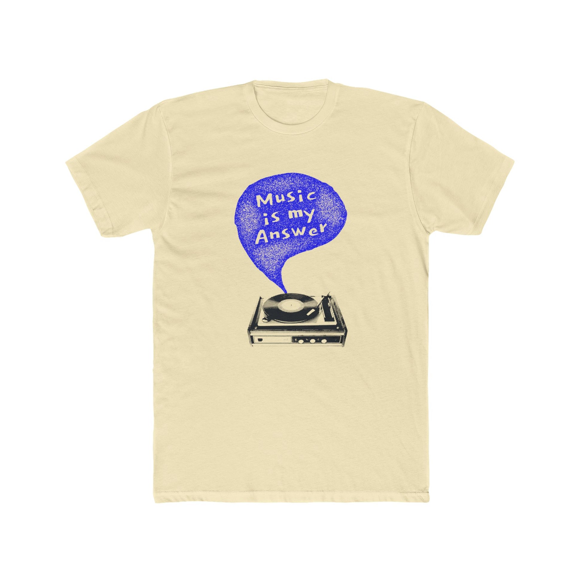 Music Is My Answer Unisex Cotton Tee - snazzymerch