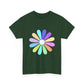 Rainbow Bloom Positivity Unisex Heavy Cotton Tee - snazzymerch