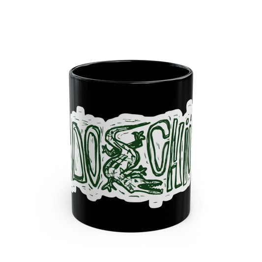 Lizard Lettering Black Mug (11oz, 15oz) - snazzymerch